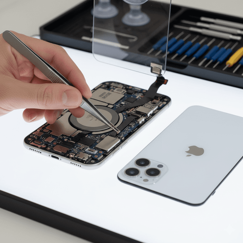 Réparation de la coque arrière